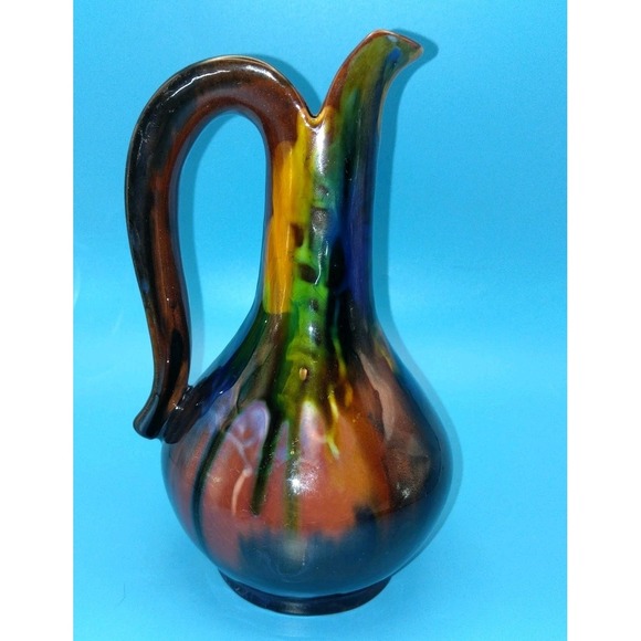 Devon Pottery Other - Vintage Devon Pottery Mottled Glaze Jug Pitcher – Made in England
